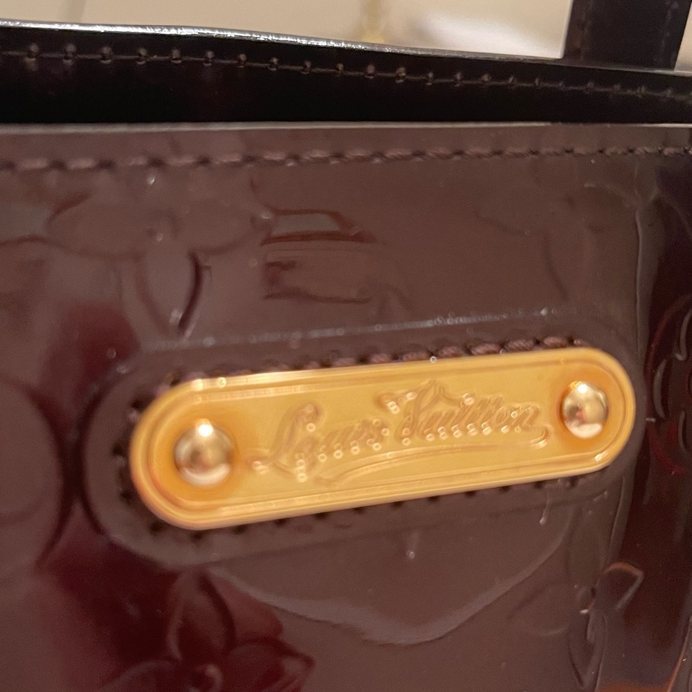 Authentic Louis Vuitton Vernis Leather Handbag Wilshire - Picture 5 of 16